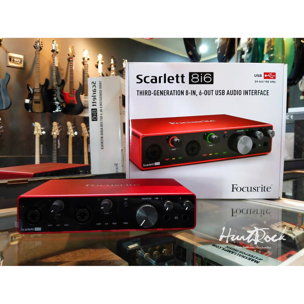 Focusrite Scarlett 8i6 Gen 3 Soundcard