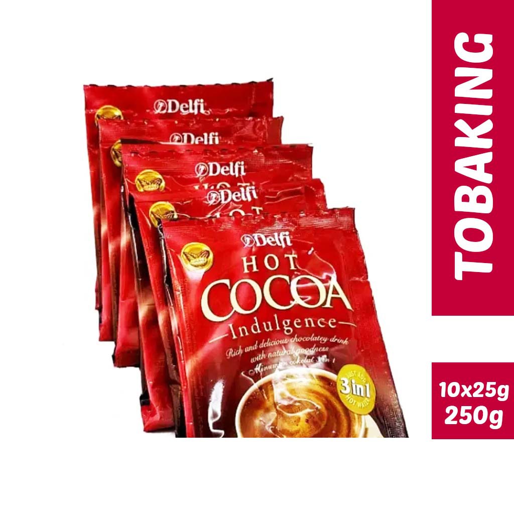 

Delfi Hot Cocoa Indulgence Minuman Serbuk Cokelat 10 x 25gr