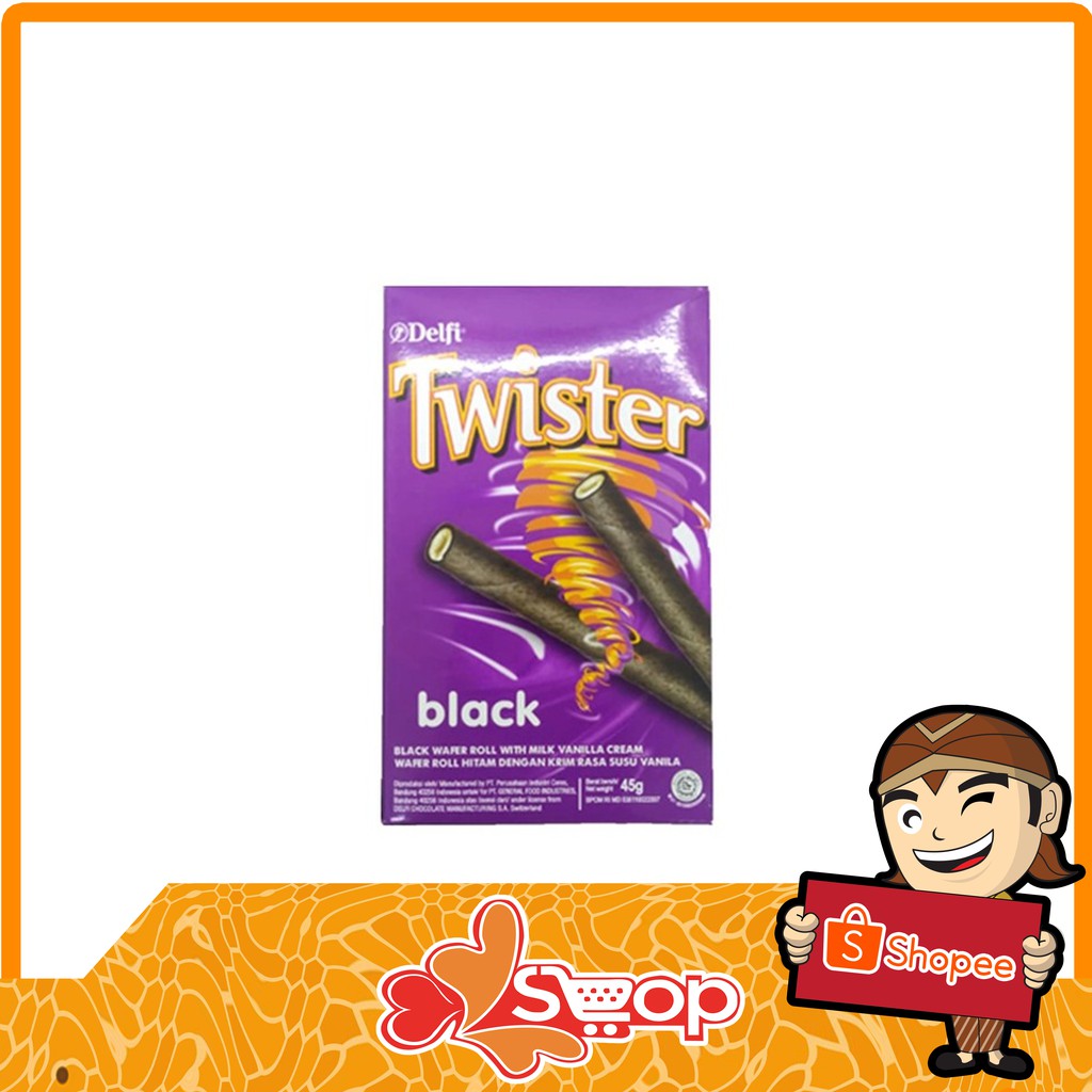 

Wafer Biskuit TWISTER 140GR BLACK