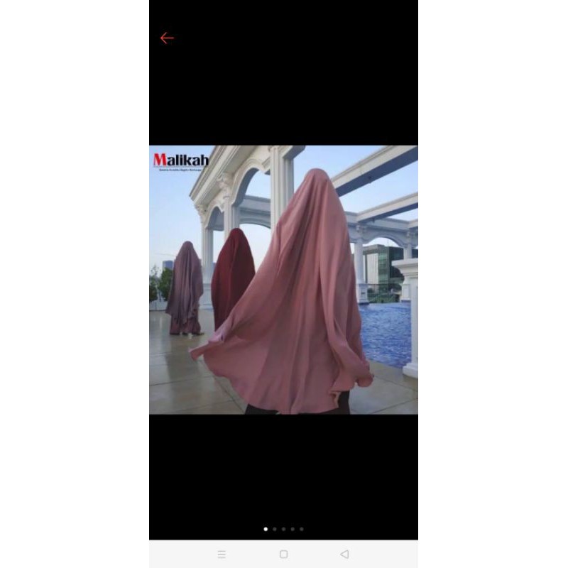 Preloved malikah Khimar preloved abaya malikah (SOLD IG