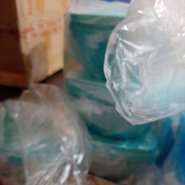 Clear Bowl Biru 2 Pcs Wadah Kue