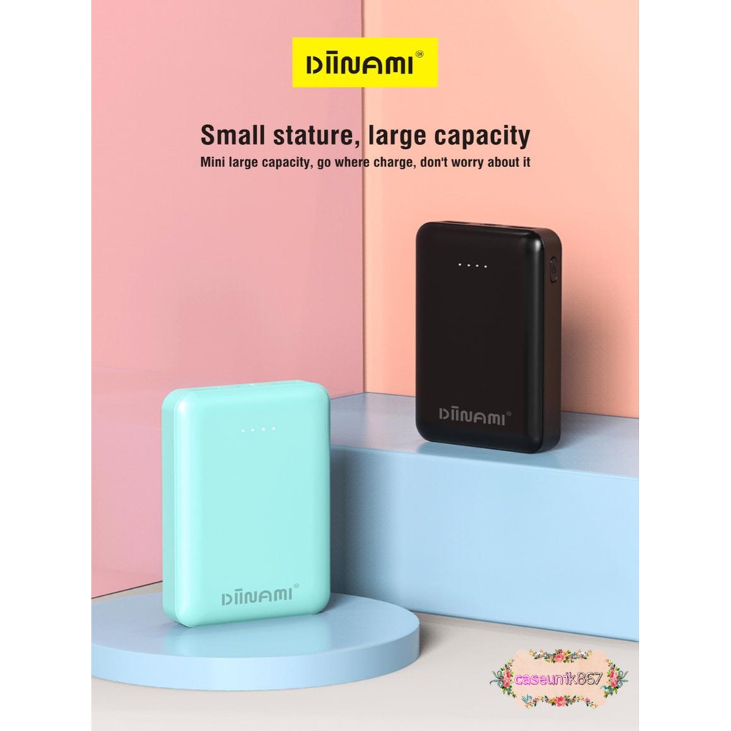 BM084 Powerbank diinami DI-Y20 real 8000mah led dual usb quick charge Fast Charging CS1141