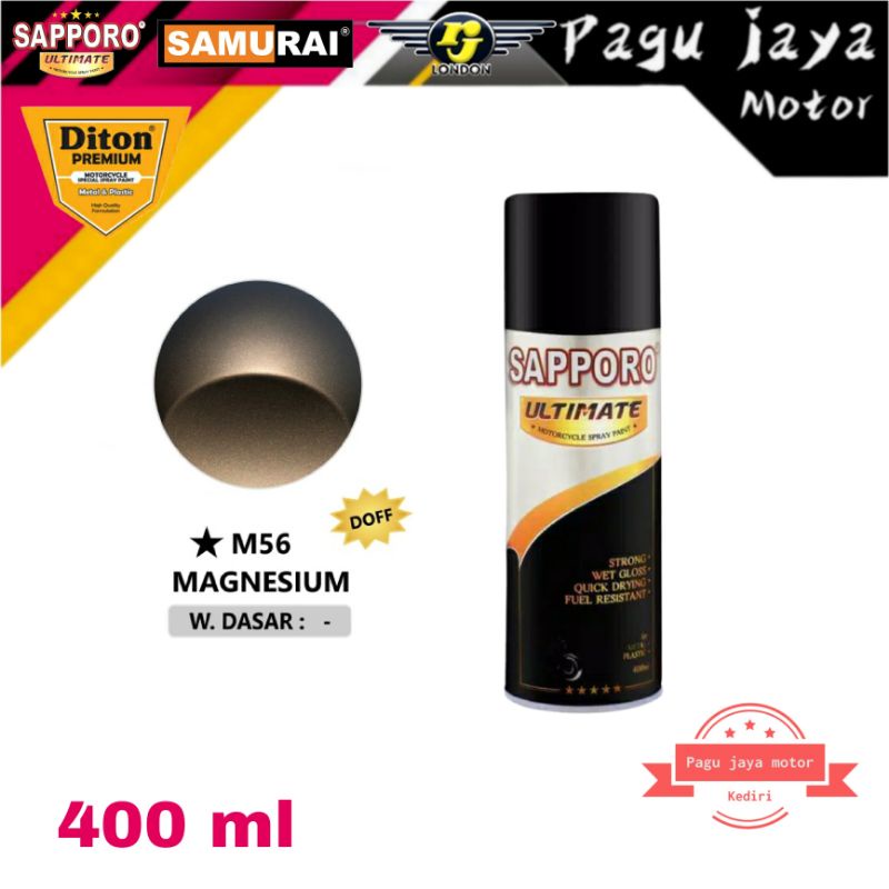 SAPPORO ULTIMATE MAGNESIUM M56* cat semprot spray paint pilox pilok