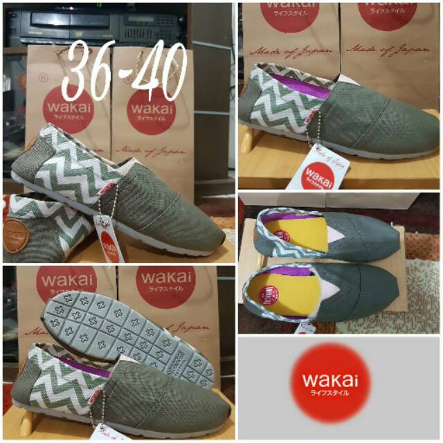 Wakai slip on grade original