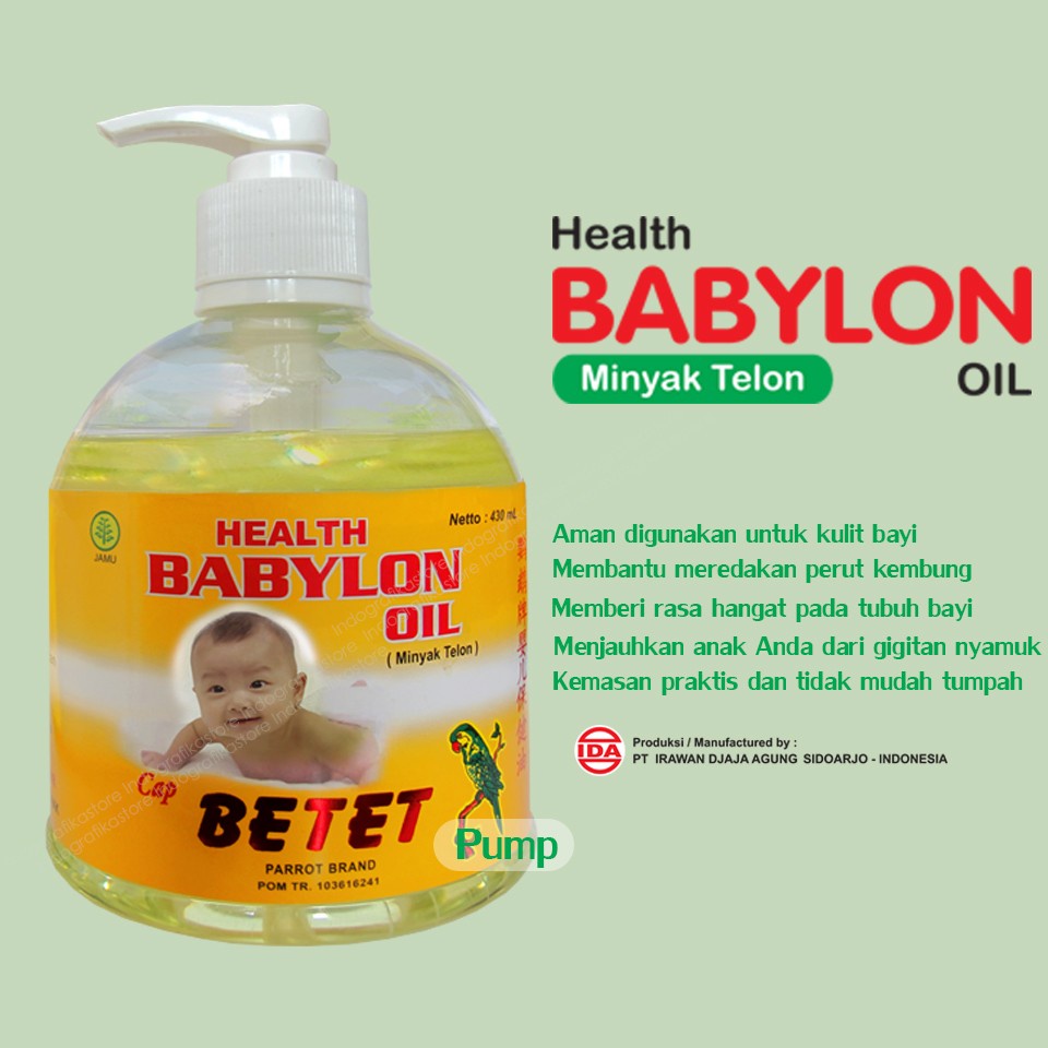 Minyak Telon Babylon Cap BETET 430 ml