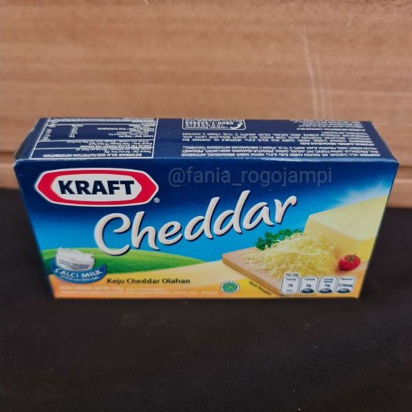 

Keju Kraft Cheddar (165gr)