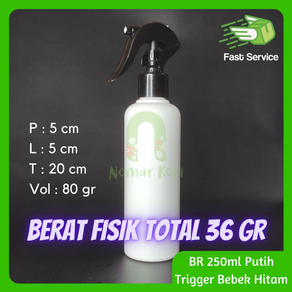 Botol 250ml BR PUTIH Mini Trigger Bebek