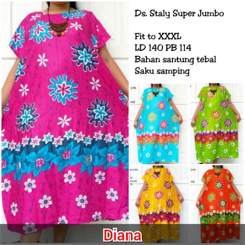 Daster stali super jumbo daster big size daster adem