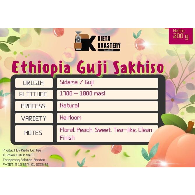 

Kopi Arabika Guji Sakhiso Natural Limited