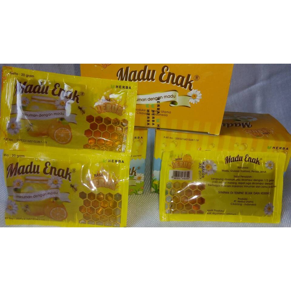 

Madu Enak (Herbal Honey, Madu Asli Murni, Anak, Dewasa, Sehat)Original