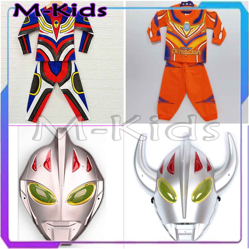 MKids88 - Baju Setelan KOSTUM SUPERHERO Karakter Ultraman
