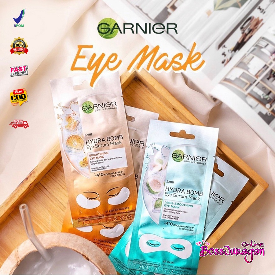 (BOSS) GARNIER HYDRA BOMB Eye Serum Mask 6g - Garnier Masker Mata