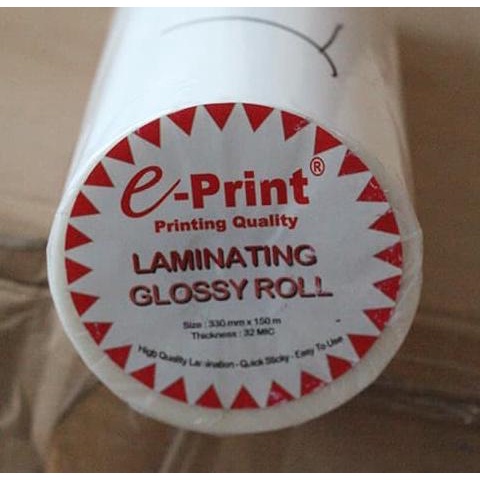 

Plastik Laminating/ Laminasi GLossy Roll- ePrint