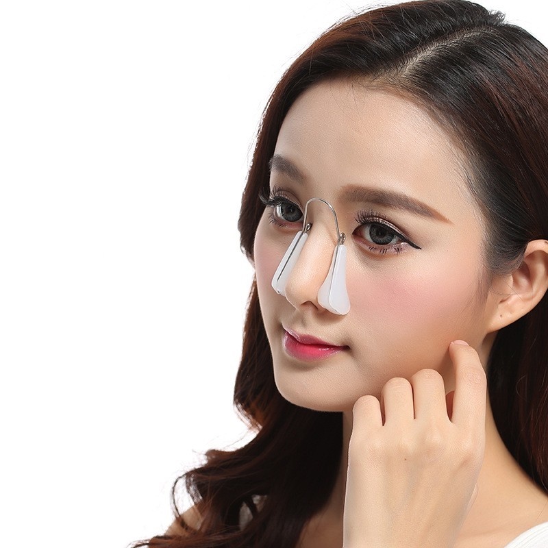 [1Piece Soft Soft Silicone Nose Clip Corrector][Pain-Free Nose Bridge Straightener Corrector] [Make up Tools]