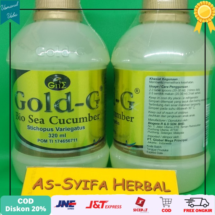 

◾COD◾ Jelly gamat gold g 320 ml asli