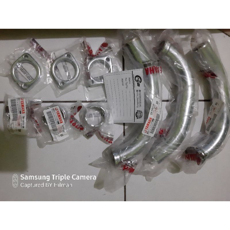 KNALPOT BOBAN FULL SET ( LASER )-NUKLIR+LEHER SET ORI