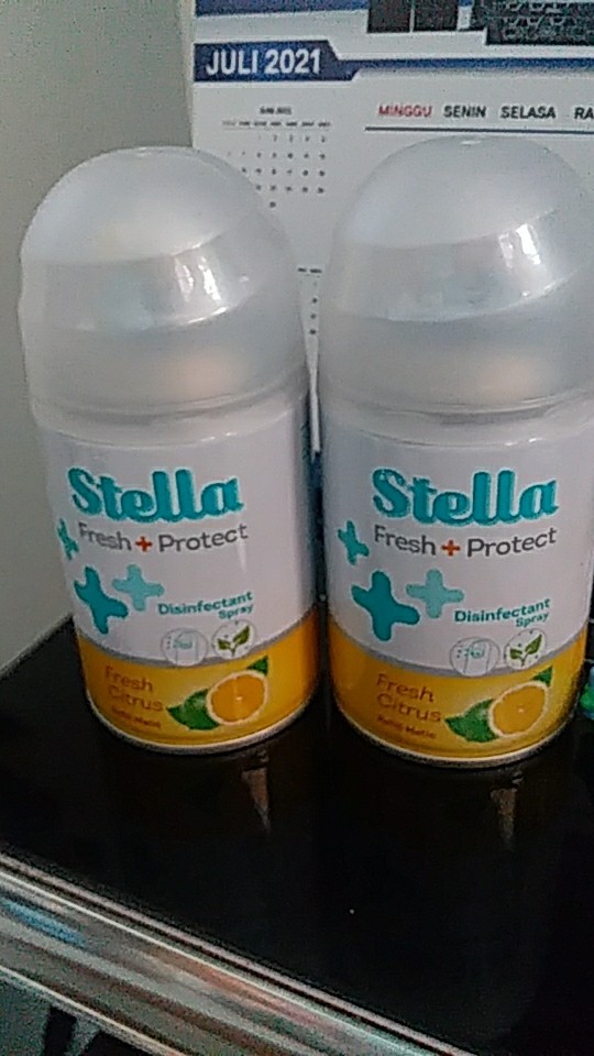 Stella Matic Fresh & Protect Refill 225ml Disinfectant & Pengharum Ruangan Fresh Citrus Floral