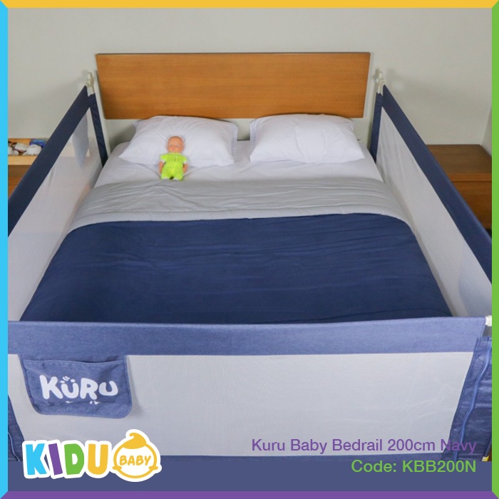 Kuru Baby Bedrail 200cm Pagar Pengaman Kasur Ranjang Kidu Baby