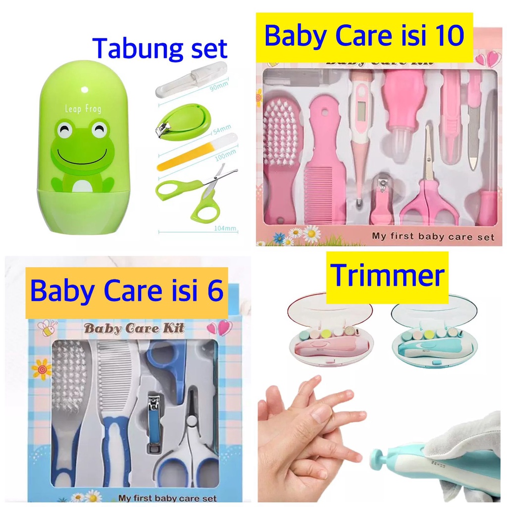 LITTLE BABY MANICURE SET SISIR GUNTING KUKU BAYI 6 in 1 Gunting Kuku Bayi Perawatan Bayi MANICURE