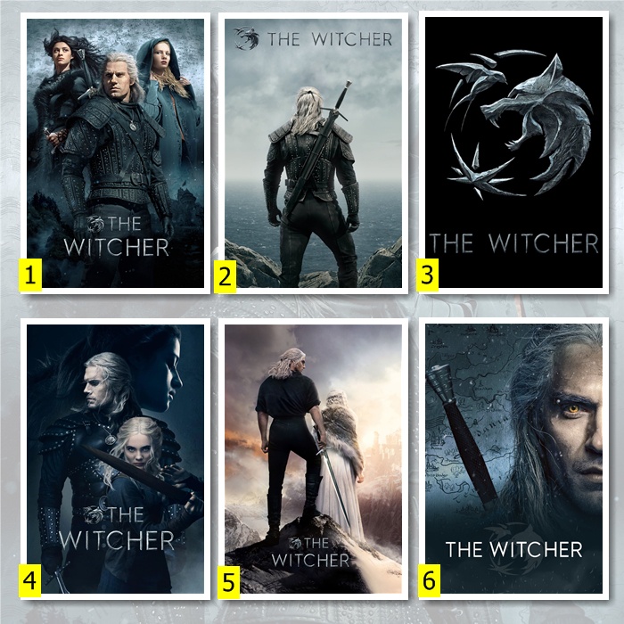 Poster film The Witcher size A3 - hiasan dekorasi dinding aesthetic