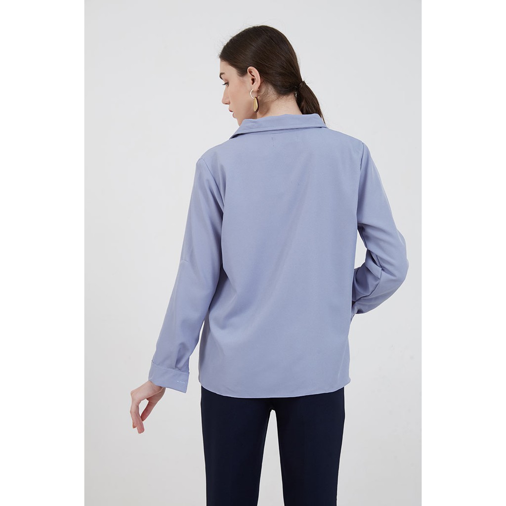 Berrybenka - Atasan Blouse Wanita Sofia Murdia Plain Blouse-1