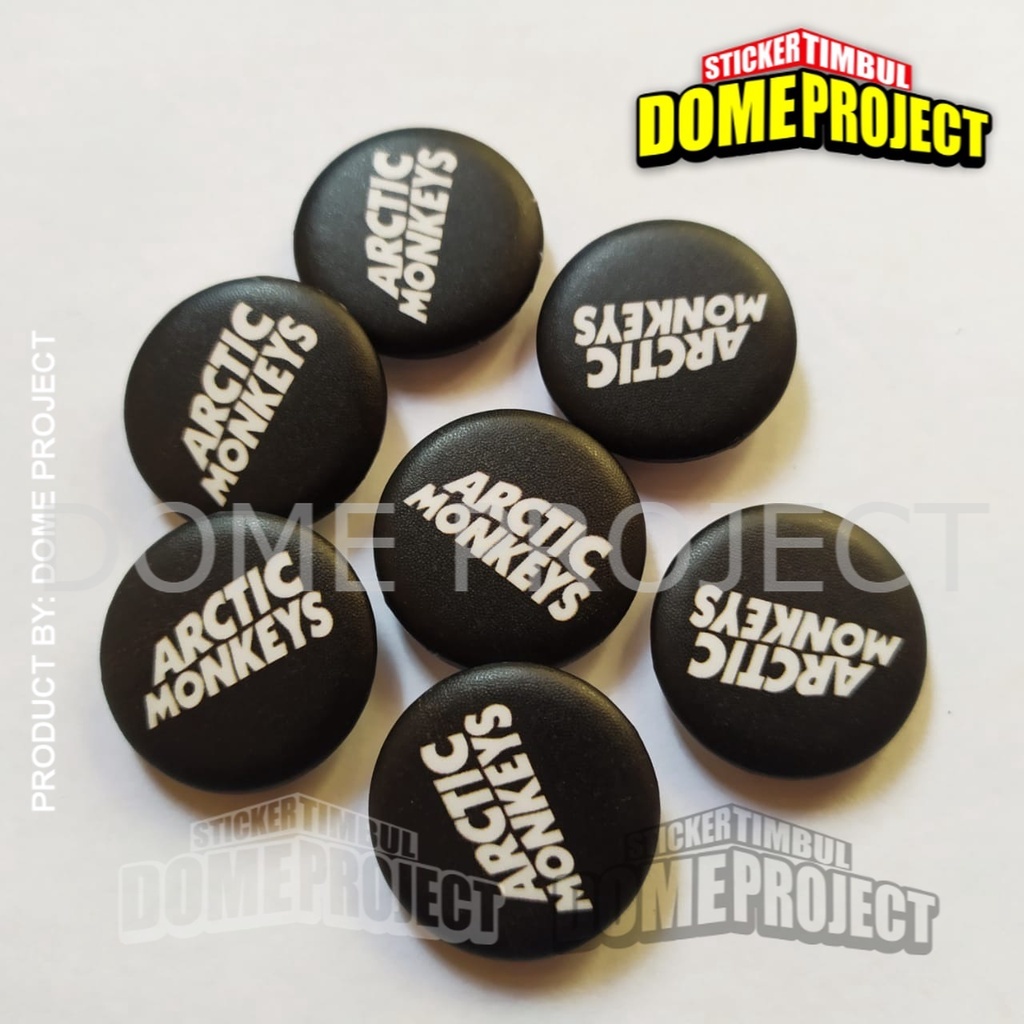 PIN BUTTON BAND ARCTIC MONKEYS SATUAN KECIL 25MM AKSESORIES ROMPI