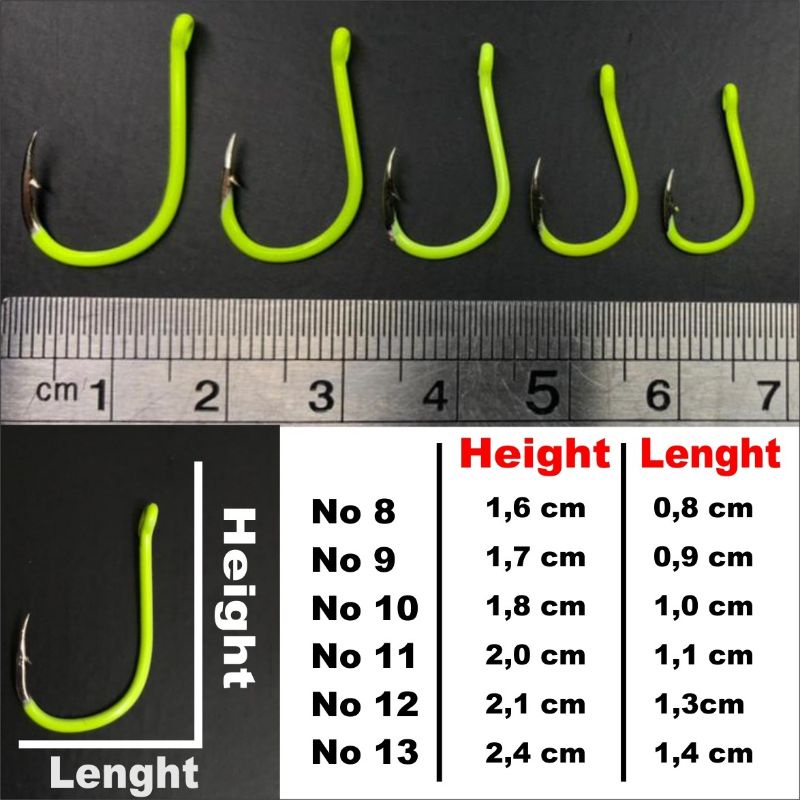 Mata Kail Hook Neon Hight Carbon