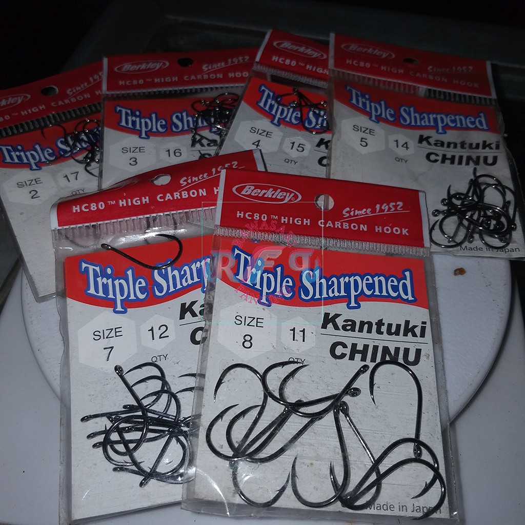 Kail Pancing Berkley Size No 3 Isi 16pcs