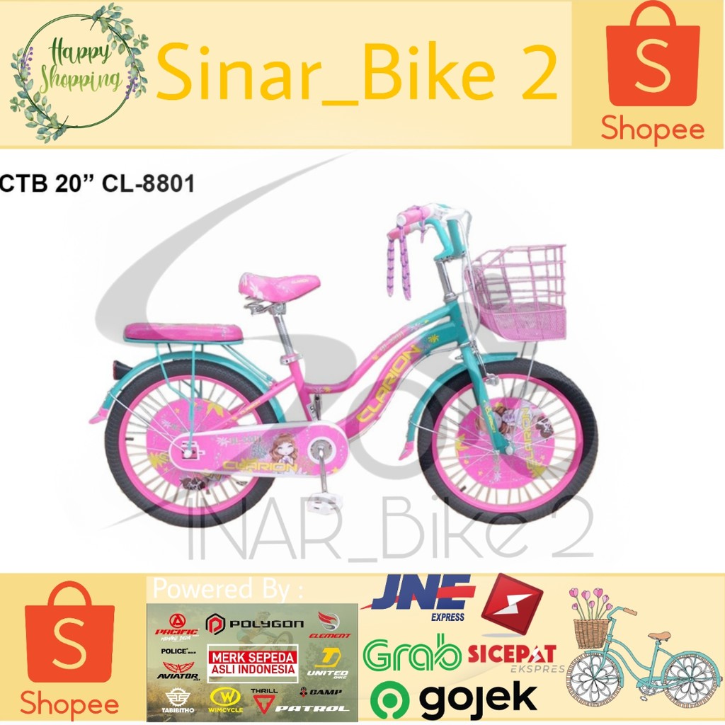 Sepeda Mini Anak 12 - 20&quot; Clarion Cl 8801 By Pacific (Gosend/Grab)