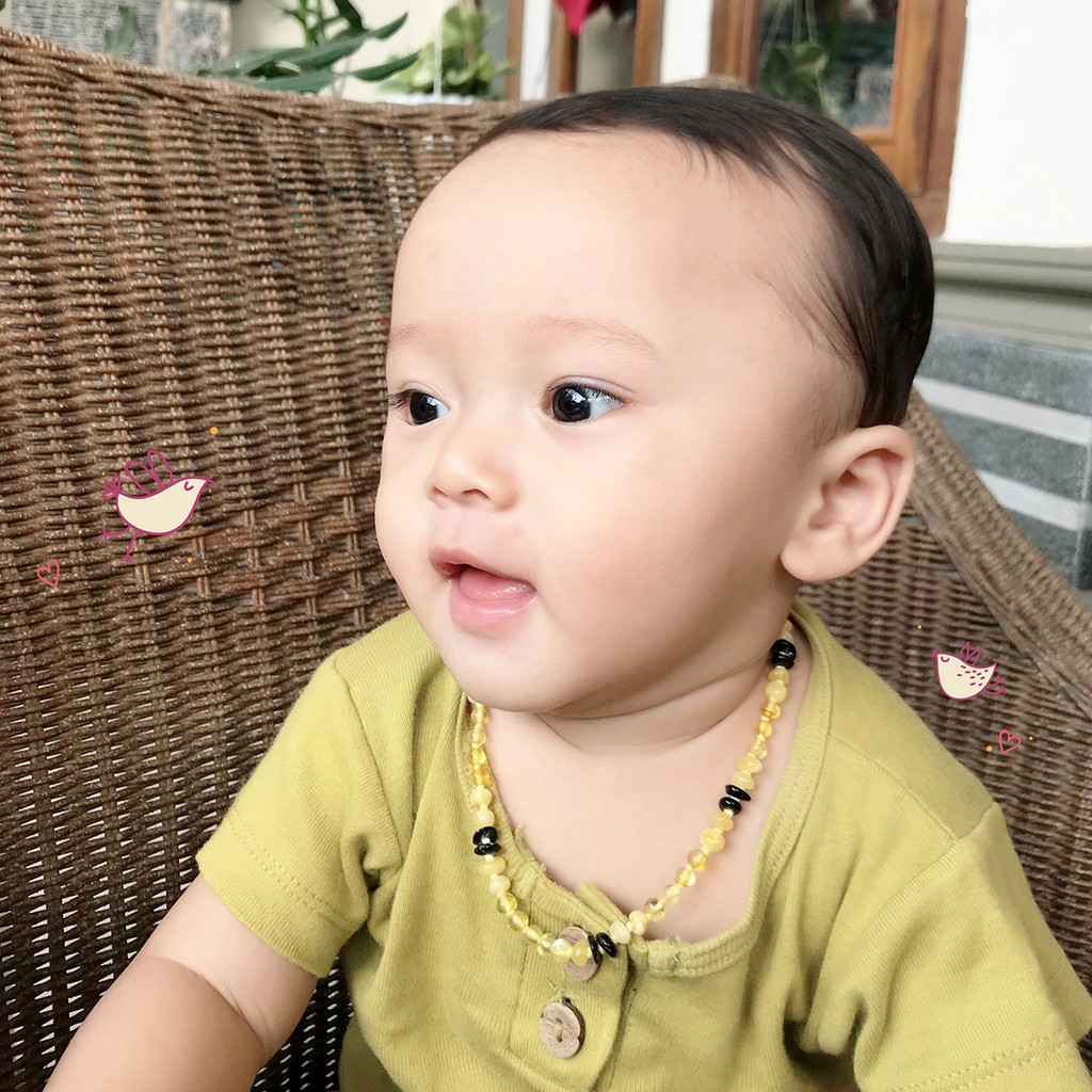 CE131 Kalung Amber Tumbuh Gigi Bayi By Carlis Baby