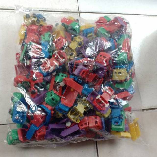 Mobil bangunan grosir mainan  murah  isi 100 pcs Grosir 