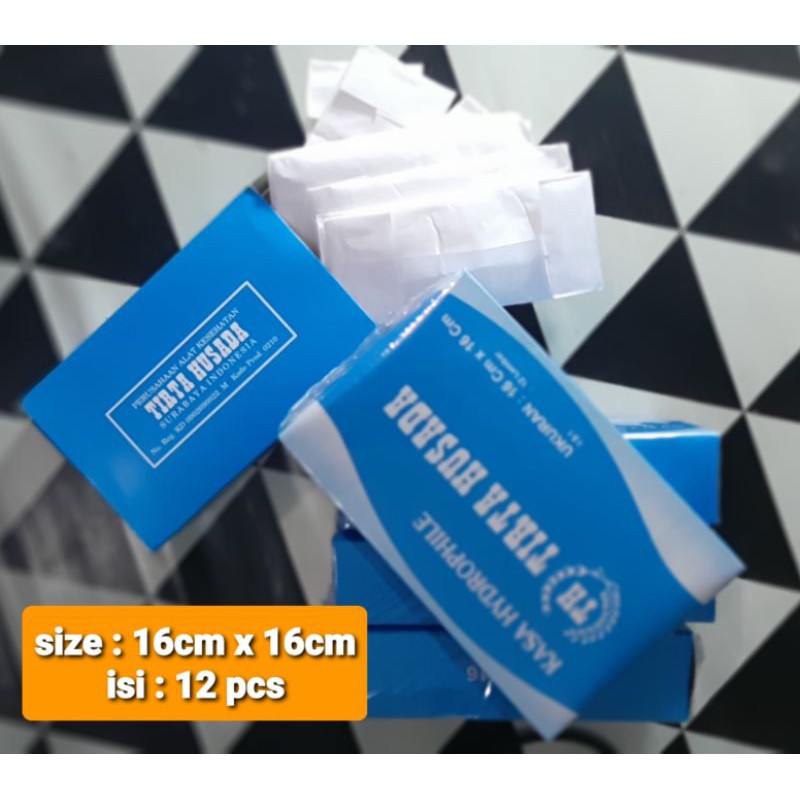 Kasa steril kasa hydrophile kain kasa perban luka 16x16cm