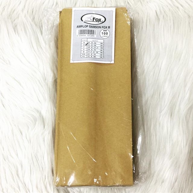 

AMPLOP SAMSON FOX TIPE B