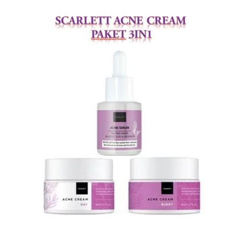 Scarlett acne 3in1 | Paket Acne Scarlett Ready