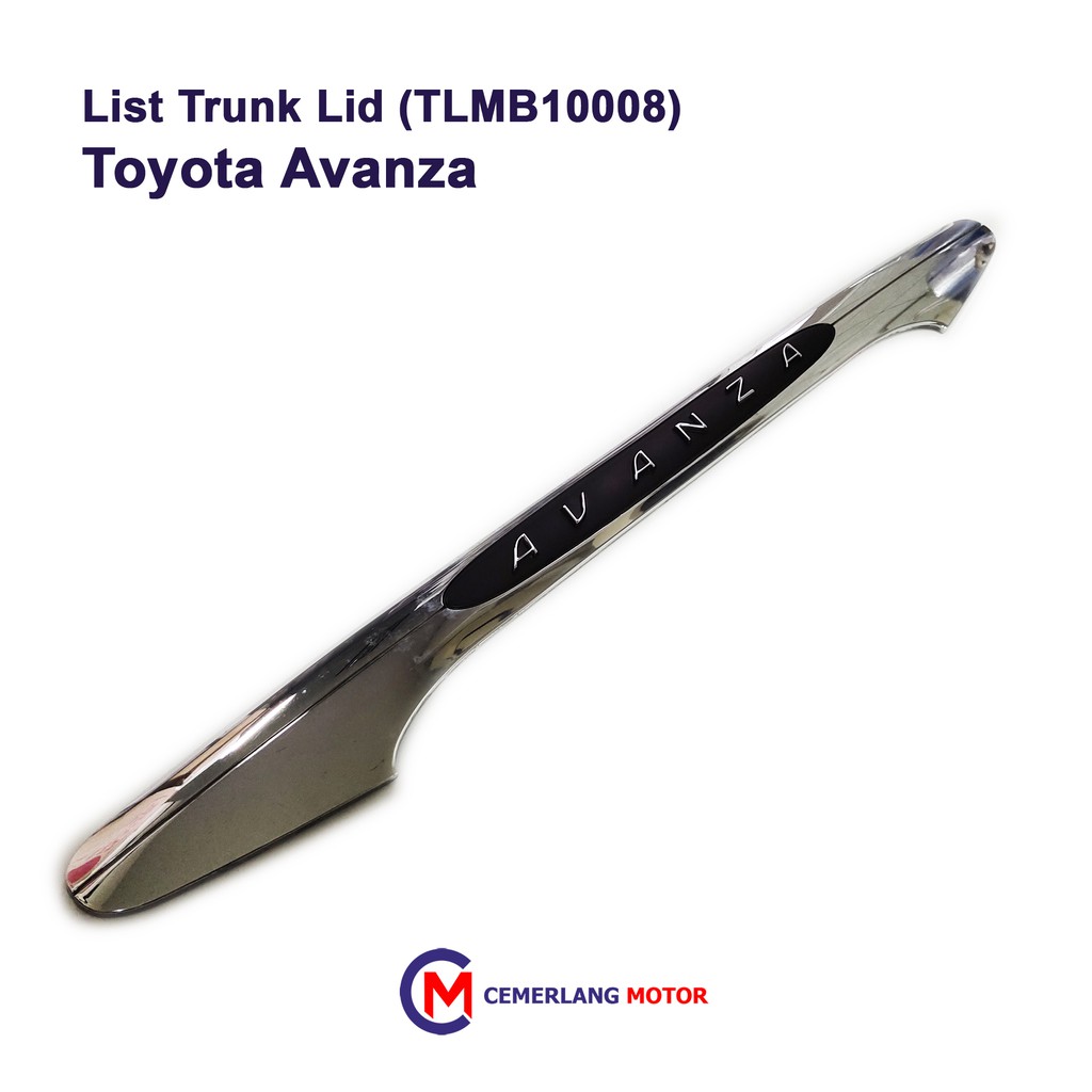List Trunk Lid Pintu Belakang Toyota Avanza