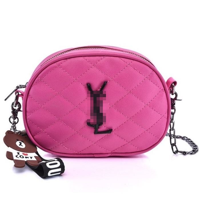 BJ215337 - PINK/SILVER/WHITE - TAS SLEMPANG KECIL SALE IMPORT TAS WANITA FASHION IMPORT MODIS ELEGAN TERMURAH TERLARIS TERBARU BAGSTORE JAKARTA TAS BATAM JTF15337