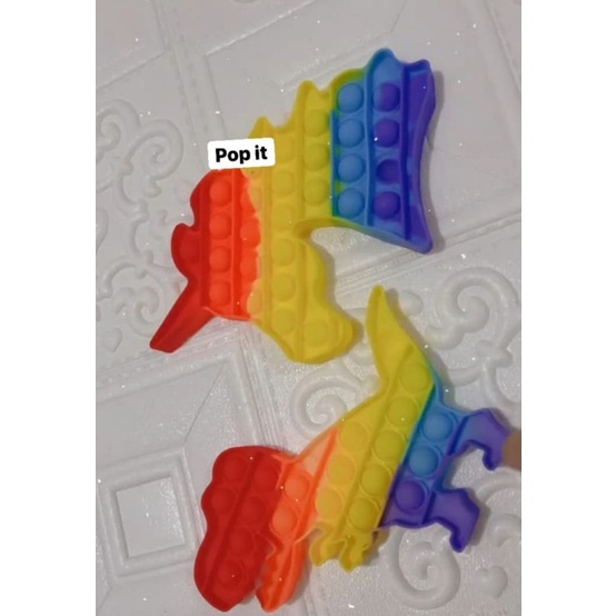 Pop It mainan anak popit unicorn tirex among us icecream-1