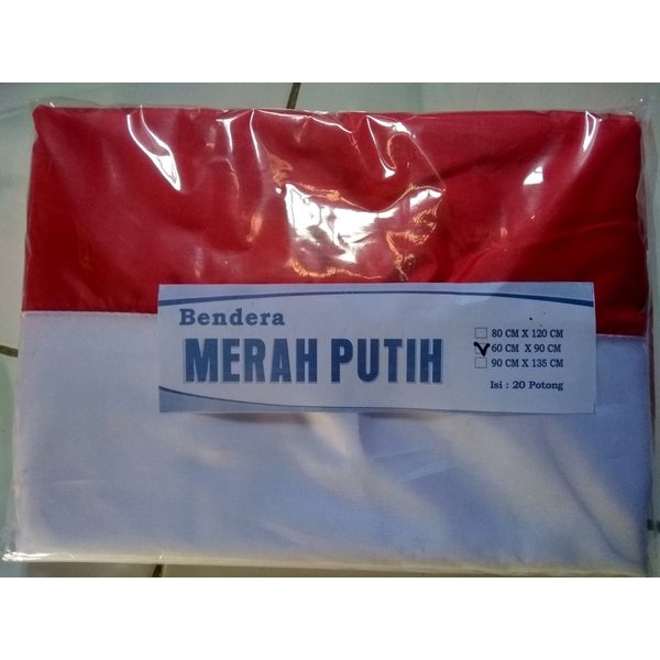 Bendera merah putih 60x90 20 pcs