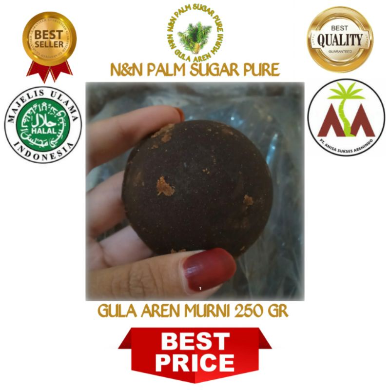 

Gula Aren Murni Grade A Super Sertifikat BPOM & HALAL MUI | Palm Sugar Pure
