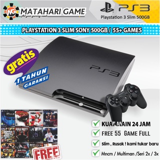 PS3 Slim Asli Sony Void Cfw 500GB | 1TB | Garansi 1 Tahun Full Game - Kualitas Grade A