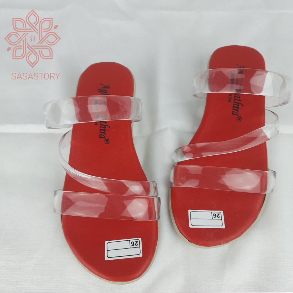 SANDAL SEPATU PESTA ANAK PEREMPUAN JELLY BENING 3 4 5 6 TAHUN KA08