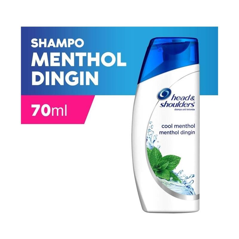 Head & Shoulders Shampoo Menthol Dingin 70ml//Head & Shoulders Shampoo Menthol//Head & Shoulders