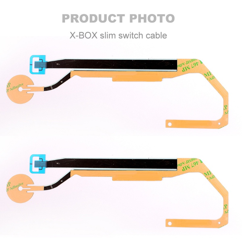 Btsg Console Switch Ribbon Cable Power Eject Button Untuk Konektor Pita Sensor Sentuh Flex Cable Cord Untuk XB 360slim