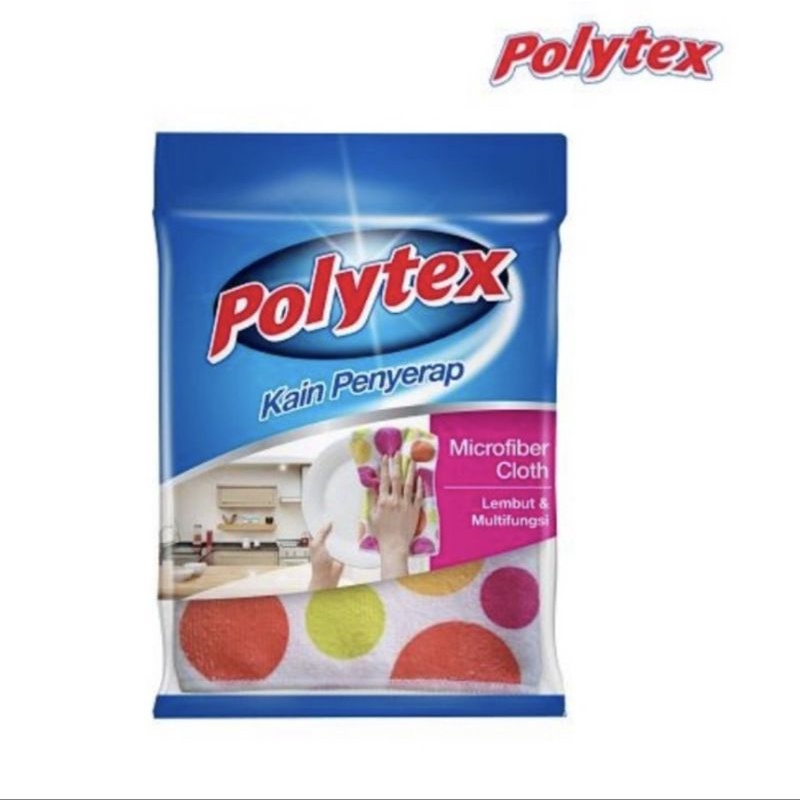 Polytex MICROFIBER CLOTH Lap Kain Penyerap Lembut Multifungsi