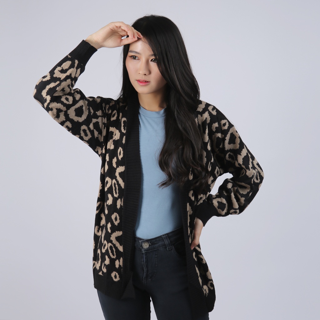 Cardigan Motif Ceetah | Cardigan Unisex