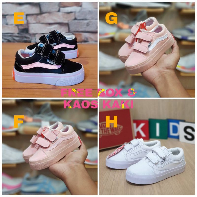 SEPATU ANAK PEREMPUAN PREMIUM HIGH QUALITY SEPATU VANS ANAK KIDS ANAK ANAK SNEAKERS ANAK PEREMPUAN