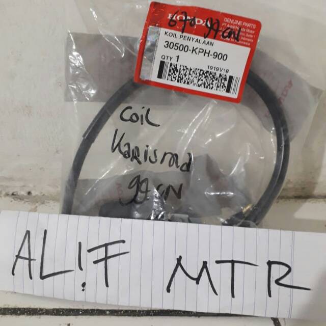 Coil koil karisma supra x 125  original honda