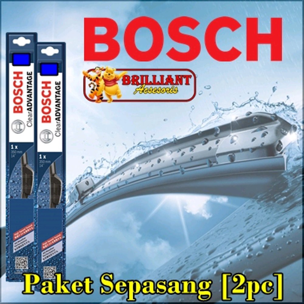 Wiper - Kipas Kaca BOSCH Banana Karet - paket 21-16 - All New Avanza dan Xenia. Grand New Avanza dan