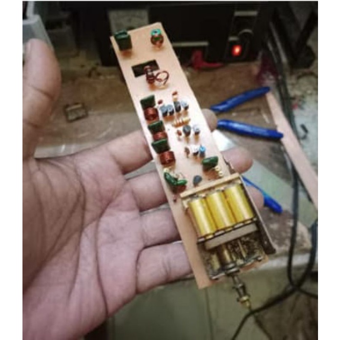 PCB pemancar FM tuner 5W