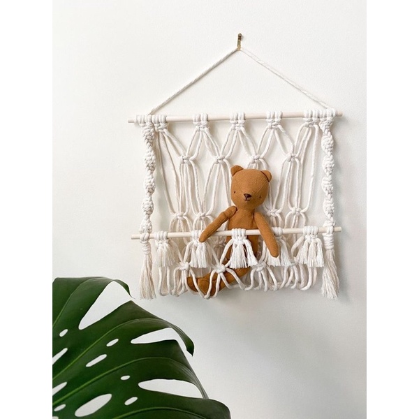 (READY STOK) Macrame rak gantung serbaguna  / macrame wall hanging(HD 161)